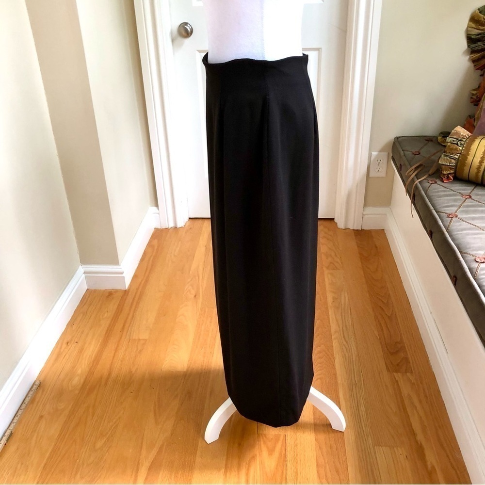 90s Maxi Skirt Wool Chocolate Brown (10) Rena Rowan - Picture 4 of 9